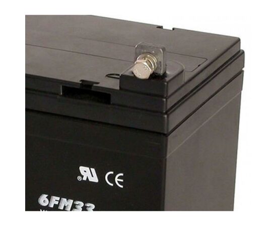 Батарея до ДБЖ Vision FM 12V 33Ah (6FM33E-X), зображення 2 Батарея до ДБЖ Vision FM 12V 33Ah (6FM33E-X), зображення 2