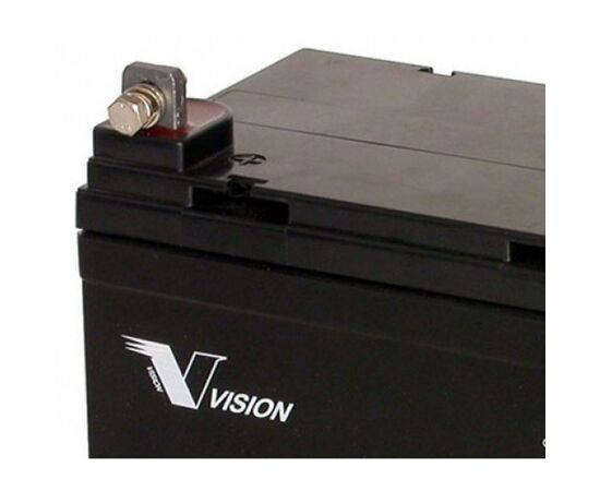 Батарея до ДБЖ Vision FM 12V 33Ah (6FM33E-X), зображення 3 Батарея до ДБЖ Vision FM 12V 33Ah (6FM33E-X), зображення 3