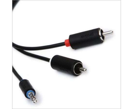 Кабель мультимедійний Jack 3.5mm папа/2RCA папа 5.0m Prolink (PB103-0500), зображення 3 Кабель мультимедійний Jack 3.5mm папа/2RCA папа 5.0m Prolink (PB103-0500), зображення 3