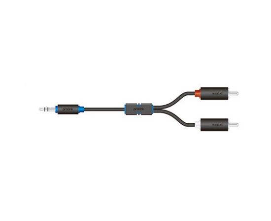 Кабель мультимедійний Jack 3.5mm папа/2RCA папа 5.0m Prolink (PB103-0500), зображення 4 Кабель мультимедійний Jack 3.5mm папа/2RCA папа 5.0m Prolink (PB103-0500), зображення 4