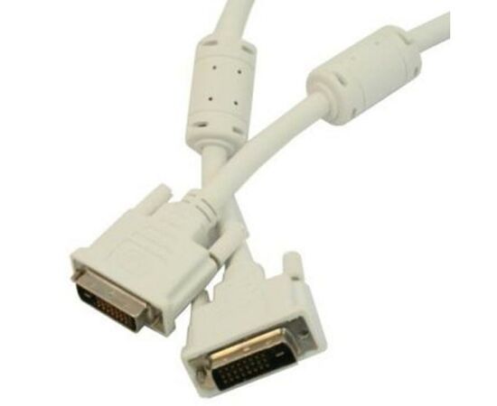 Кабель мультимедийный DVI to DVI 18+1pin, 4.5m Cablexpert (CC-DVI-15), изображение 4 Кабель мультимедийный DVI to DVI 18+1pin, 4.5m Cablexpert (CC-DVI-15), изображение 4