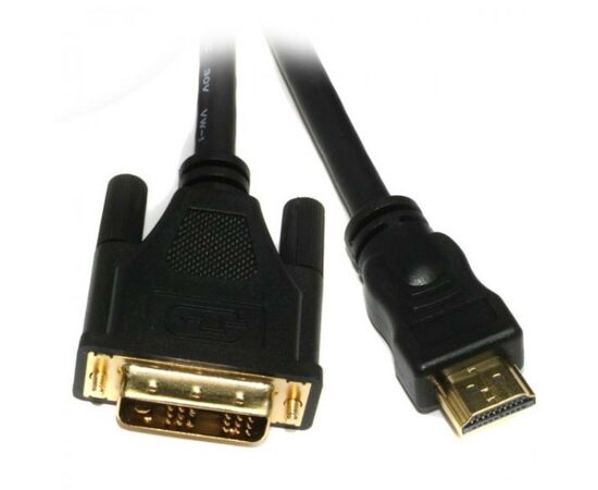 Кабель мультимедийный HDMI to DVI 18+1pin M, 5.0m Viewcon (VD 066-5m.)