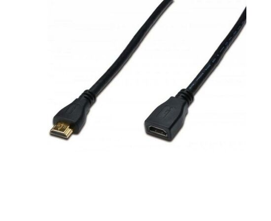 Кабель мультимедійний HDMI to HDMI 5.0m Digitus (AK-330201-050-S)