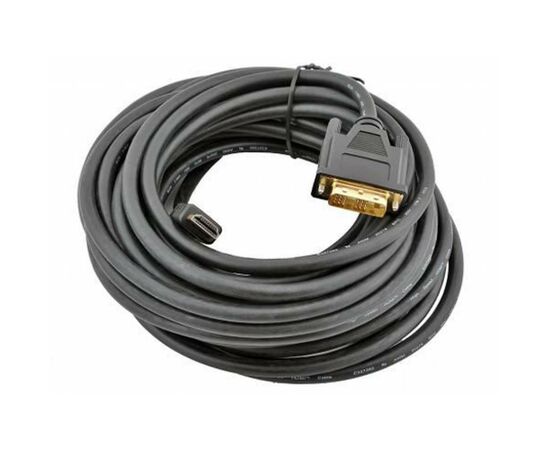 Кабель мультимедийный HDMI to DVI 18+1pin M, 0.5m Cablexpert (CC-HDMI-DVI-0.5M), изображение 3 Кабель мультимедийный HDMI to DVI 18+1pin M, 0.5m Cablexpert (CC-HDMI-DVI-0.5M), изображение 3