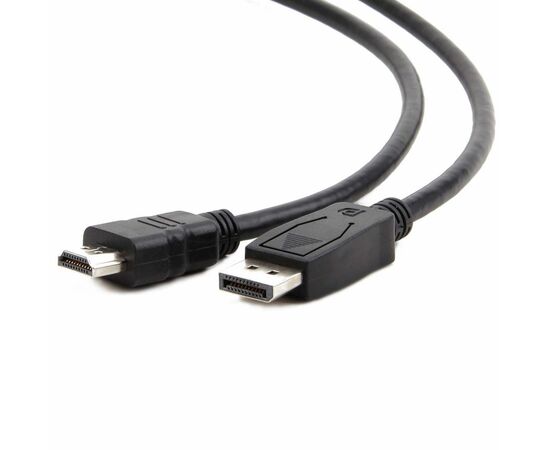 Кабель мультимедийный Display Port to HDMI 3.0m Cablexpert (CC-DP-HDMI-3M), изображение 2 Кабель мультимедийный Display Port to HDMI 3.0m Cablexpert (CC-DP-HDMI-3M), изображение 2