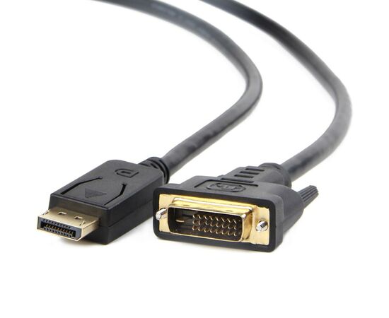 Кабель мультимедійний Display Port to DVI 24+1pin, 1.8m Cablexpert (CC-DPM-DVIM-1.8М)