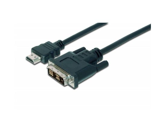 Кабель мультимедийный HDMI to DVI 18+1pin M, 2.0m Assmann (AK-330300-020-S)