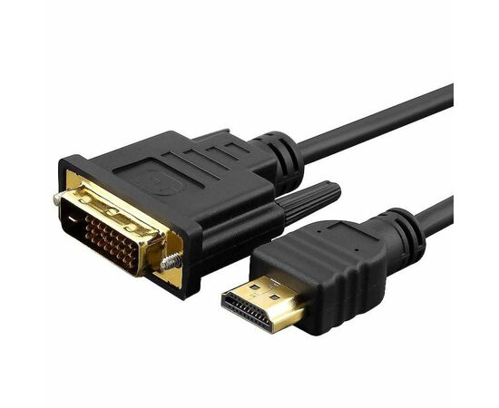 Кабель мультимедийный HDMI to DVI 24+1 1.8m Patron (CAB-PN-DVI-HDMI-18F)