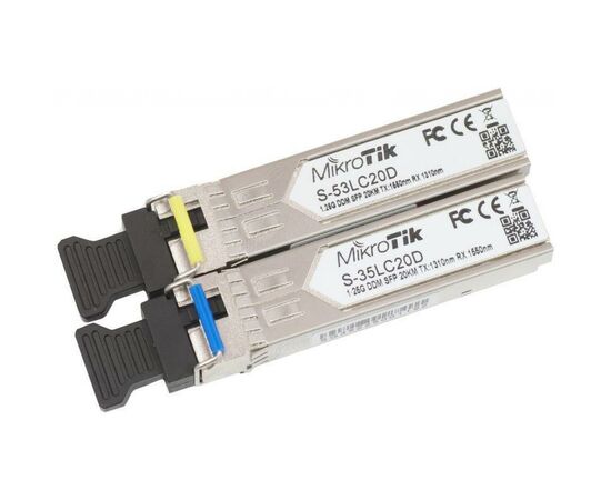 Модуль SFP Mikrotik S-35/53LC20D, 1.25 G, 20 км, LC (S-3553LC20D)
