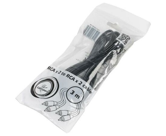Кабель мультимедийный 2RCA to 2RCA 3.0m Cablexpert (CCA-2R2R-10), изображение 3 Кабель мультимедийный 2RCA to 2RCA 3.0m Cablexpert (CCA-2R2R-10), изображение 3