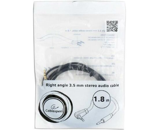 Кабель мультимедійний Jack 3.5mm male/Jack 3.5mm male 1.8m Cablexpert (CCAP-444L-6), зображення 4