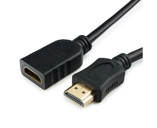 Кабель мультимедийный HDMI male to female 0.5m Cablexpert (CC-HDMI4X-0.5M), изображение 2 Кабель мультимедийный HDMI male to female 0.5m Cablexpert (CC-HDMI4X-0.5M), изображение 2