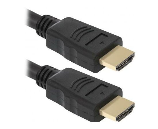 Кабель мультимедийный HDMI to HDMI 3.0m HDMI-10 v1.4 Defender (87457), изображение 2 Кабель мультимедийный HDMI to HDMI 3.0m HDMI-10 v1.4 Defender (87457), изображение 2
