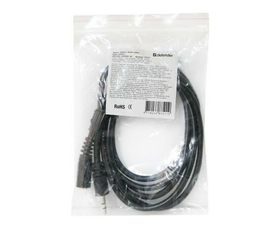 Кабель мультимедийный Jack 3.5mm male/Jack 3.5mm female 1.5m JACK02-05 Defender (87511), изображение 3 Кабель мультимедийный Jack 3.5mm male/Jack 3.5mm female 1.5m JACK02-05 Defender (87511), изображение 3