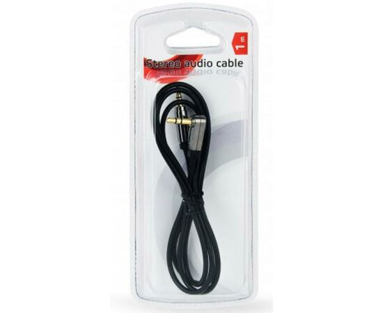 Кабель мультимедийный Jack 3.5mm M to Jack 3.5mm M 1.0m угловой Cablexpert (CCAPB-444L-1M), изображение 2 Кабель мультимедийный Jack 3.5mm M to Jack 3.5mm M 1.0m угловой Cablexpert (CCAPB-444L-1M), изображение 2