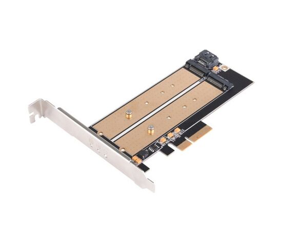 Плата расширения Silver Stone PCIe x4 до SSD m.2 SATA та NVMe (SST-ECM22)