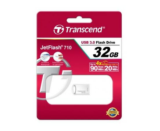 USB флеш накопичувач Transcend 32GB TRANSCEND JetFlash 710 USB3.0 (TS32GJF710S), зображення 4
