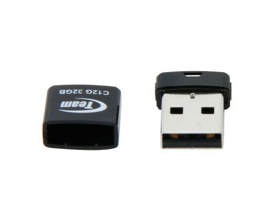USB флеш накопичувач Team 32GB C12G Black USB 2.0 (TC12G32GB01), зображення 4