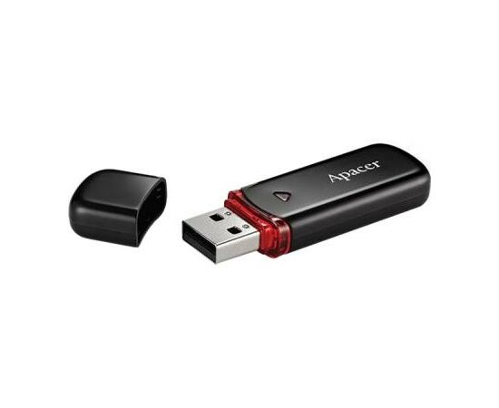 USB флеш накопитель Apacer 64GB AH333 black USB 2.0 (AP64GAH333B-1), изображение 2 USB флеш накопитель Apacer 64GB AH333 black USB 2.0 (AP64GAH333B-1), изображение 2