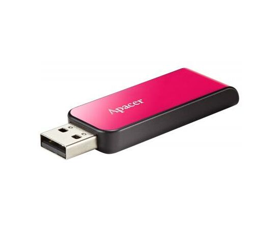 USB флеш накопитель Apacer 64GB AH334 pink USB 2.0 (AP64GAH334P-1), изображение 4 USB флеш накопитель Apacer 64GB AH334 pink USB 2.0 (AP64GAH334P-1), изображение 4