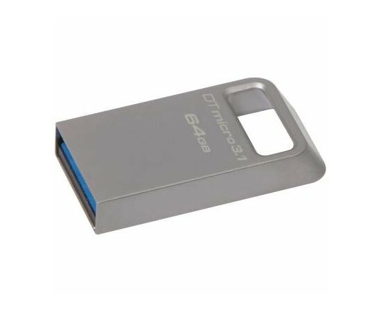 USB флеш накопитель Kingston 64GB DataTraveler Micro USB 3.1 (DTMC3/64GB), изображение 2 USB флеш накопитель Kingston 64GB DataTraveler Micro USB 3.1 (DTMC3/64GB), изображение 2