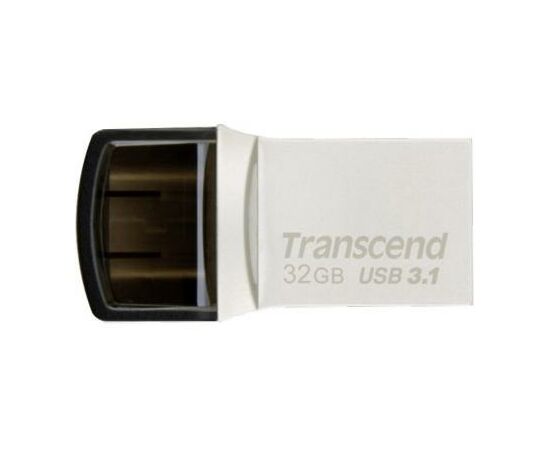 USB флеш накопитель Transcend 32GB JetFlash 890S Silver USB 3.1 (TS32GJF890S)