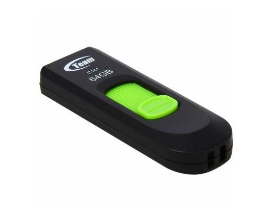 USB флеш накопичувач Team 64GB C141 Green USB 2.0 (TC14164GG01), зображення 2