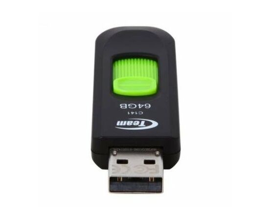 USB флеш накопичувач Team 64GB C141 Green USB 2.0 (TC14164GG01), зображення 4
