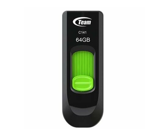 USB флеш накопитель Team 64GB C141 Green USB 2.0 (TC14164GG01)