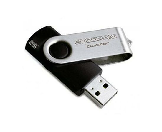 USB флеш накопитель Goodram 8GB Twister Black USB 2.0 (UTS2-0080K0R11), изображение 2 USB флеш накопитель Goodram 8GB Twister Black USB 2.0 (UTS2-0080K0R11), изображение 2