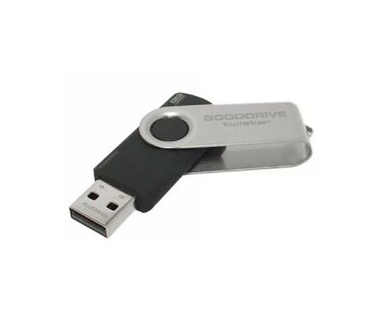 USB флеш накопитель Goodram 8GB Twister Black USB 2.0 (UTS2-0080K0R11), изображение 3 USB флеш накопитель Goodram 8GB Twister Black USB 2.0 (UTS2-0080K0R11), изображение 3