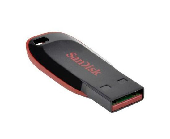 USB флеш накопитель SanDisk 128GB Cruzer Blade USB 2.0 (SDCZ50-128G-B35), изображение 3 USB флеш накопитель SanDisk 128GB Cruzer Blade USB 2.0 (SDCZ50-128G-B35), изображение 3