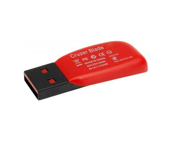 USB флеш накопитель SanDisk 128GB Cruzer Blade USB 2.0 (SDCZ50-128G-B35), изображение 6 USB флеш накопитель SanDisk 128GB Cruzer Blade USB 2.0 (SDCZ50-128G-B35), изображение 6