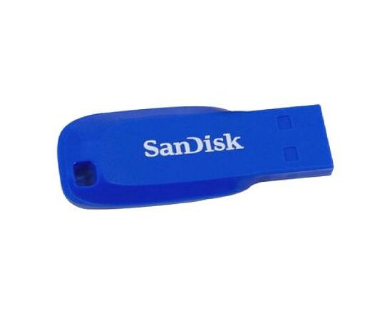 USB флеш накопичувач SanDisk 16GB Cruzer Blade Blue Electric USB 2.0 (SDCZ50C-016G-B35BE), зображення 2 USB флеш накопичувач SanDisk 16GB Cruzer Blade Blue Electric USB 2.0 (SDCZ50C-016G-B35BE), зображення 2