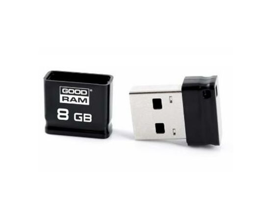 USB флеш накопитель Goodram 8GB Piccolo Black USB 2.0 (UPI2-0080K0R11), изображение 2 USB флеш накопитель Goodram 8GB Piccolo Black USB 2.0 (UPI2-0080K0R11), изображение 2