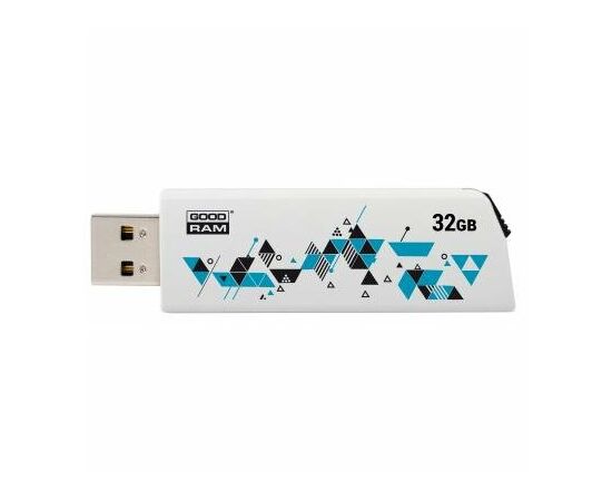 USB флеш накопитель Goodram 32GB Cl!ck White USB 2.0 (UCL2-0320W0R11), изображение 2 USB флеш накопитель Goodram 32GB Cl!ck White USB 2.0 (UCL2-0320W0R11), изображение 2