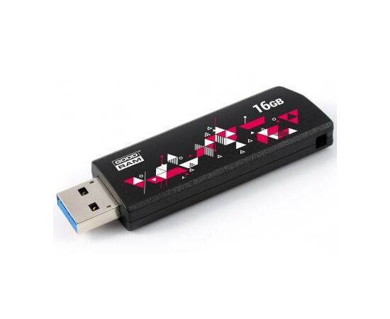 USB флеш накопитель Goodram 16GB UCL3 Cl!ck Black USB 3.0 (UCL3-0160K0R11), изображение 3 USB флеш накопитель Goodram 16GB UCL3 Cl!ck Black USB 3.0 (UCL3-0160K0R11), изображение 3