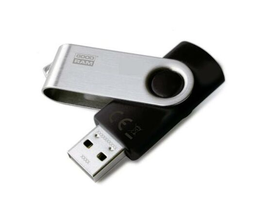 USB флеш накопитель Goodram 64GB Twister Black USB 2.0 (UTS2-0640K0R11), изображение 2 USB флеш накопитель Goodram 64GB Twister Black USB 2.0 (UTS2-0640K0R11), изображение 2