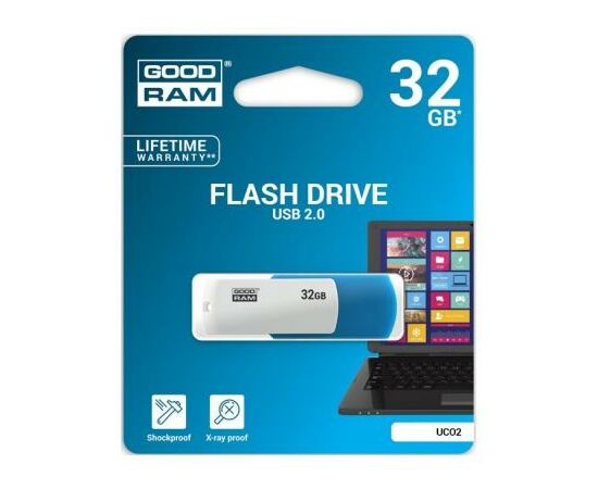 USB флеш накопитель Goodram 32GB COLOUR MIX USB 2.0 (UCO2-0320MXR11), изображение 2 USB флеш накопитель Goodram 32GB COLOUR MIX USB 2.0 (UCO2-0320MXR11), изображение 2