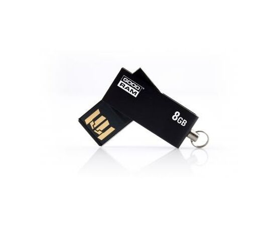 USB флеш накопичувач Goodram 8GB Cube Black USB 2.0 (UCU2-0080K0R11)