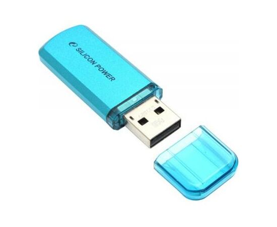 USB флеш накопитель Silicon Power 64GB Helios 101 Blue USB 2.0 (SP064GBUF2101V1B), изображение 4 USB флеш накопитель Silicon Power 64GB Helios 101 Blue USB 2.0 (SP064GBUF2101V1B), изображение 4