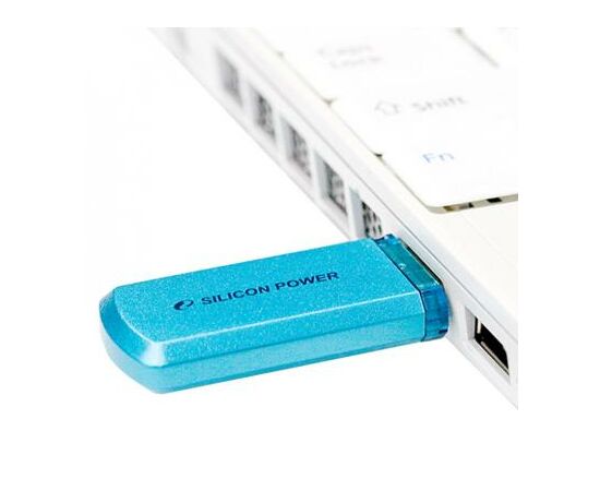 USB флеш накопитель Silicon Power 64GB Helios 101 Blue USB 2.0 (SP064GBUF2101V1B), изображение 5 USB флеш накопитель Silicon Power 64GB Helios 101 Blue USB 2.0 (SP064GBUF2101V1B), изображение 5
