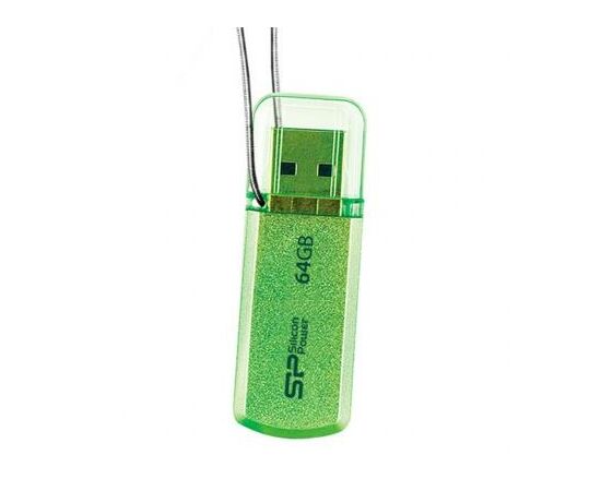 USB флеш накопитель Silicon Power 64GB Helios 101 Green USB 2.0 (SP064GBUF2101V1N), изображение 4 USB флеш накопитель Silicon Power 64GB Helios 101 Green USB 2.0 (SP064GBUF2101V1N), изображение 4
