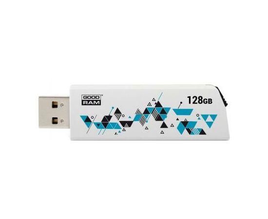 USB флеш накопитель Goodram 128GB UCL2 Click White USB 2.0 (UCL2-1280W0R11), изображение 3 USB флеш накопитель Goodram 128GB UCL2 Click White USB 2.0 (UCL2-1280W0R11), изображение 3