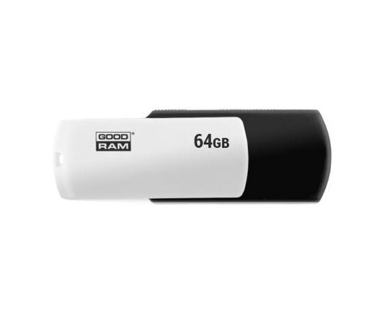 USB флеш накопитель Goodram 64GB UCO2 Colour Black&White USB 2.0 (UCO2-0640KWR11)