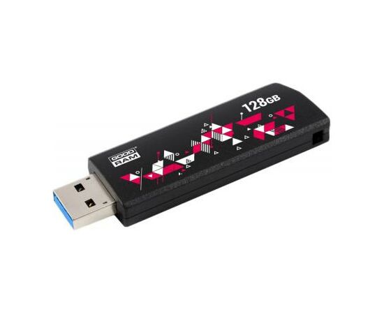 USB флеш накопитель Goodram 128GB UCL3 Click Black USB 3.0 (UCL3-1280K0R11), изображение 3 USB флеш накопитель Goodram 128GB UCL3 Click Black USB 3.0 (UCL3-1280K0R11), изображение 3