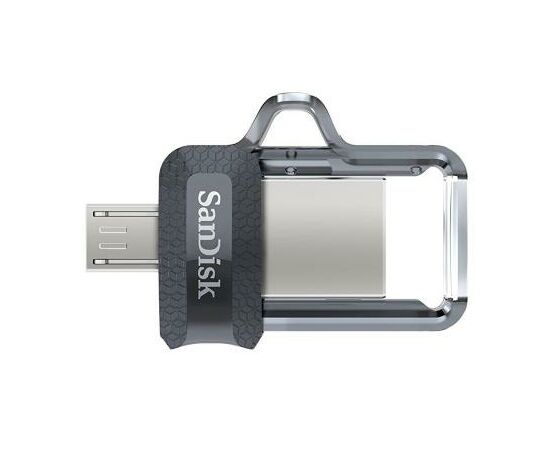 USB флеш накопитель SanDisk 64GB Ultra Dual Black USB 3.0 OTG (SDDD3-064G-G46), изображение 2 USB флеш накопитель SanDisk 64GB Ultra Dual Black USB 3.0 OTG (SDDD3-064G-G46), изображение 2