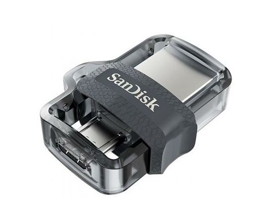 USB флеш накопитель SanDisk 64GB Ultra Dual Black USB 3.0 OTG (SDDD3-064G-G46), изображение 4 USB флеш накопитель SanDisk 64GB Ultra Dual Black USB 3.0 OTG (SDDD3-064G-G46), изображение 4