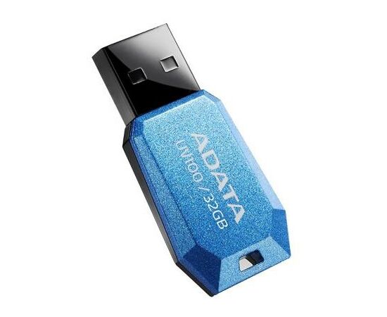 USB флеш накопитель ADATA 32GB DashDrive UV100 Blue USB 2.0 (AUV100-32G-RBL), изображение 3 USB флеш накопитель ADATA 32GB DashDrive UV100 Blue USB 2.0 (AUV100-32G-RBL), изображение 3