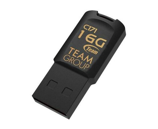 USB флеш накопичувач Team 16GB C171 Black USB 2.0 (TC17116GB01), зображення 2